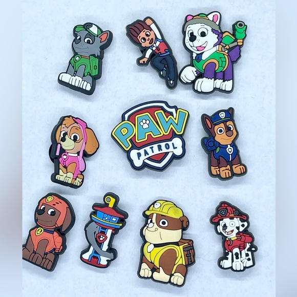 Paw Patrol Shoe Charms Set - Picture 1 of 1